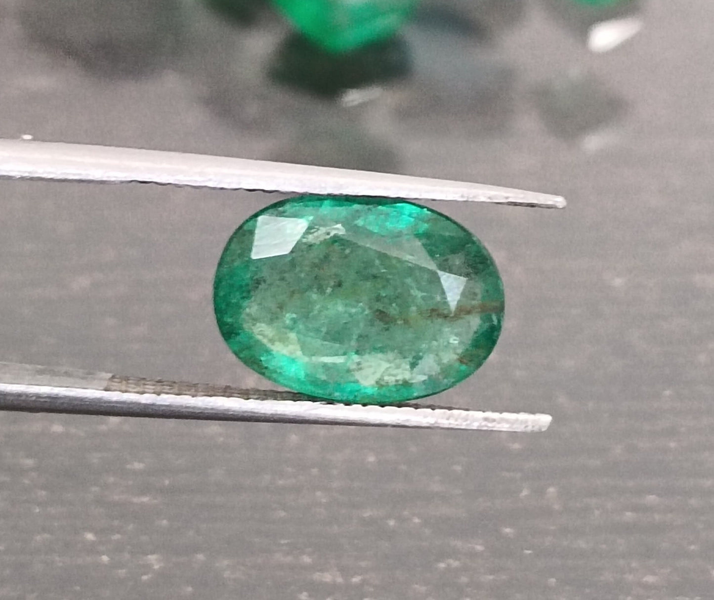 2.34ct Vivid Deep Green Zambian Emerald, 100% Natural Gem