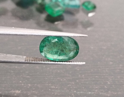 2.34ct Vivid Deep Green Zambian Emerald, 100% Natural Gem