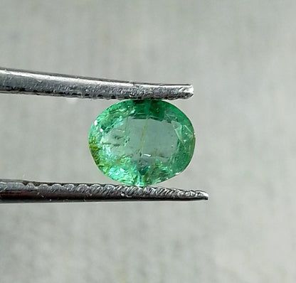 0.80ct Zambian Emerald, 100% Natural Gem