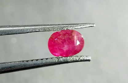 0.76ct Burmese Ruby, 100% Natural Untreated Gem