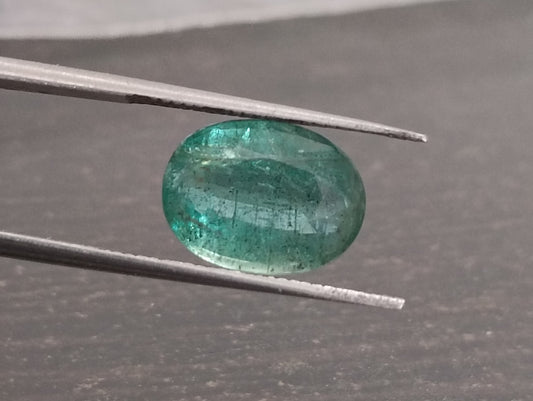 3.55ct Zambian Emerald , 100% Natural Gem