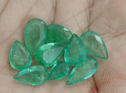 13.45ct Zambian Emerald Lot, 100% Natural Gems