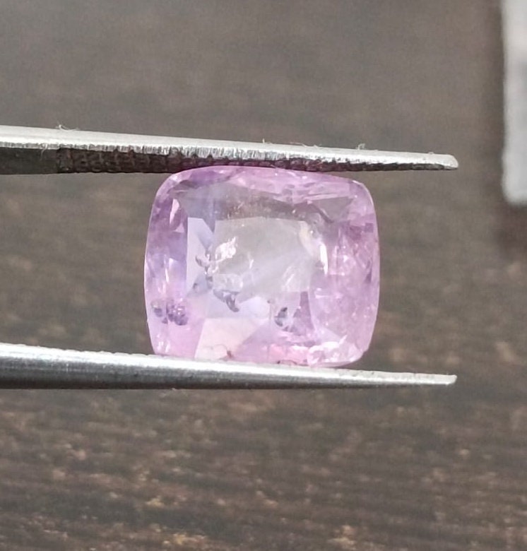 3.96ct Certified Cushion Cut Pink Ceylon Sapphire, 100% Natural Earth Mined untreated Gem