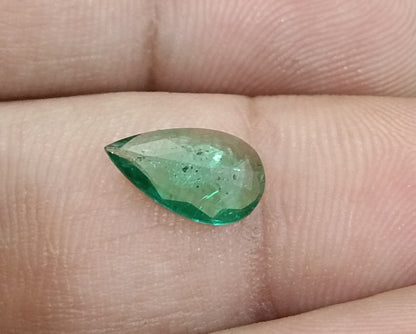 1.19ct Vivid Green Emerald, 100% Natural Earthmined Gem