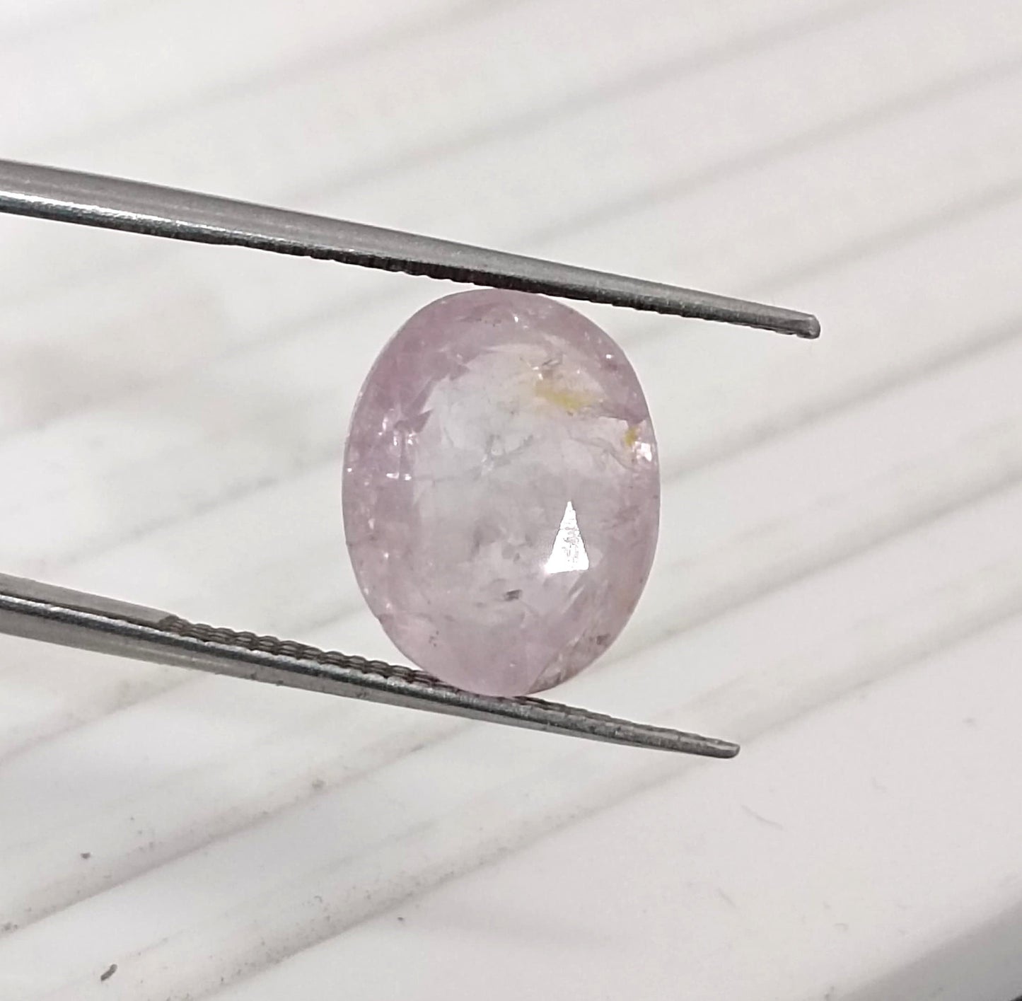 5,24 ct zertifizierter rosa Ceylon-Saphir, 100 % natürlicher, unbehandelter Edelstein