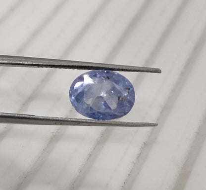 2.56ct Certified  Blue Ceylon Sapphire, 100% Natural untreated Gem