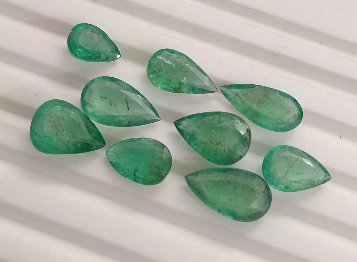 13.45ct Zambian Emerald Lot, 100% Natural Gems