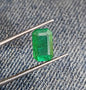 2.07ct Vivid Deep Golden Green Panjshir Emerald , 100% Natural Gem