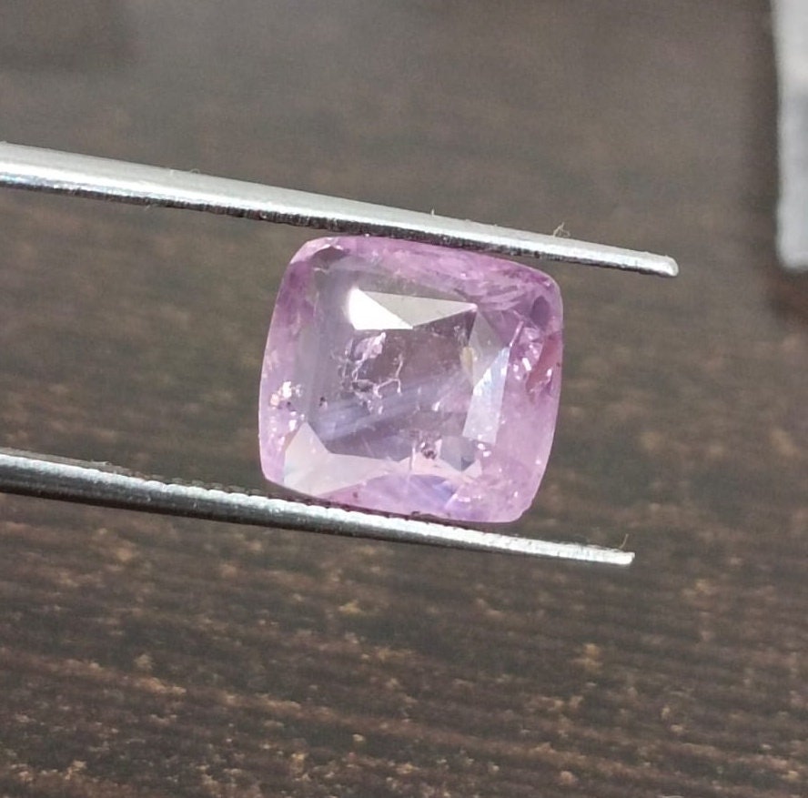 3.96ct Certified Cushion Cut Pink Ceylon Sapphire, 100% Natural Earth Mined untreated Gem