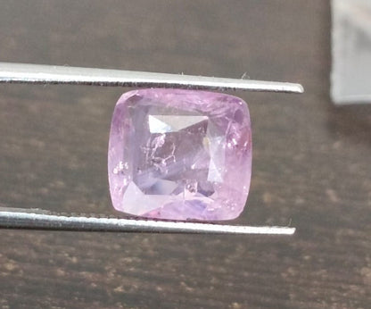 3.96ct Certified Cushion Cut Pink Ceylon Sapphire, 100% Natural Earth Mined untreated Gem