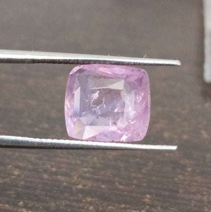 3.96ct Certified Cushion Cut Pink Ceylon Sapphire, 100% Natural Earth Mined untreated Gem