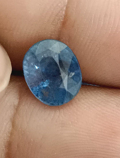 4.25ct IGI Certified Blue Ceylon Sapphire, 100% Natural  Gem