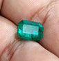 GSI Certified 3.51ct Zambian Emerald , 100% Natural Gem