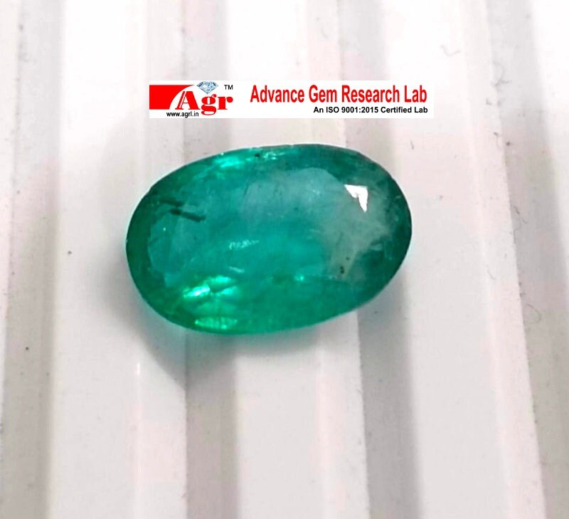 3.40ct Certified Zambian Emerald, 100% Natural Gem