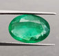 GSI Certified 2.97ct Vivid Green Swat Emerald, 100% Natural Gemstone