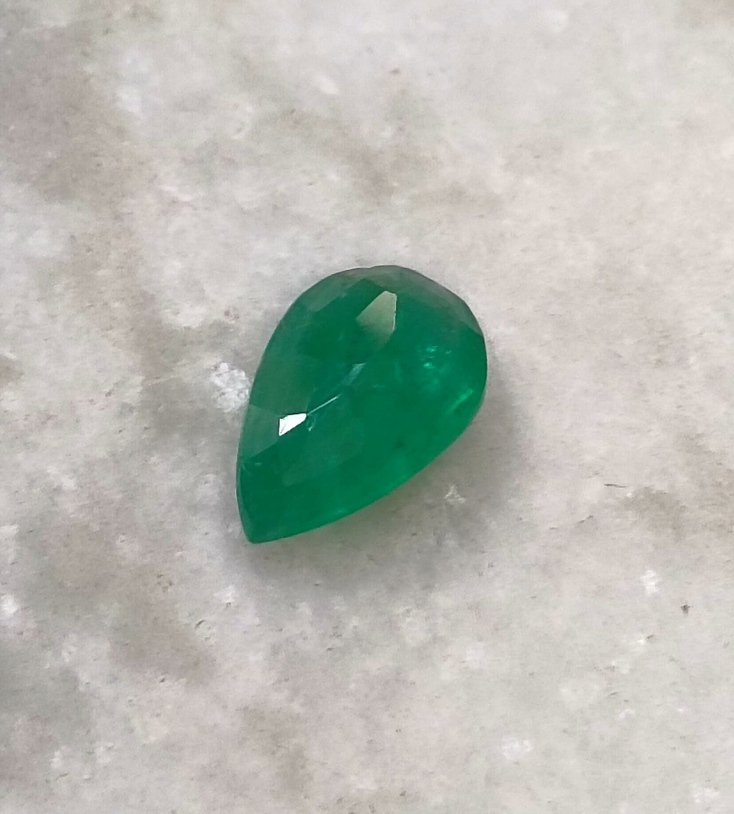 1.77ct Velvet Green Zambian Emerald , 100% Natural Earth Mined Gem.