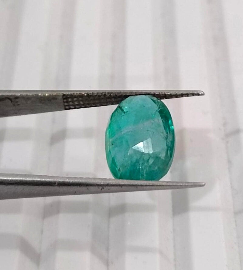 3.40ct Certified Zambian Emerald, 100% Natural Gem