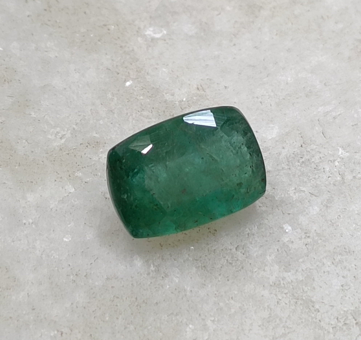 1.95ct Medium Deep Green Zambian Emerald , 100% Natural Earth Mined Gem.