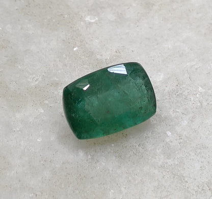 1.95ct Medium Deep Green Zambian Emerald , 100% Natural Earth Mined Gem.