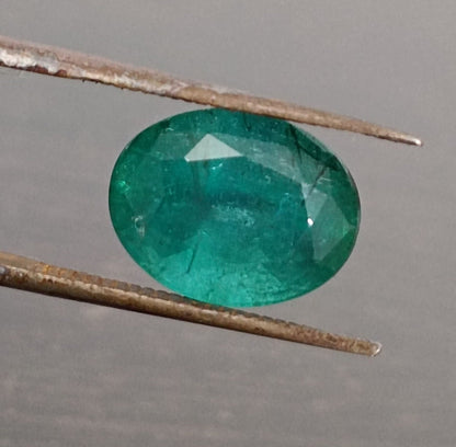 4.84ct Deep Sea Green Zambian Emerald, 100% Natural Gem