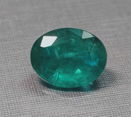 4.84ct Deep Sea Green Zambian Emerald, 100% Natural Gem