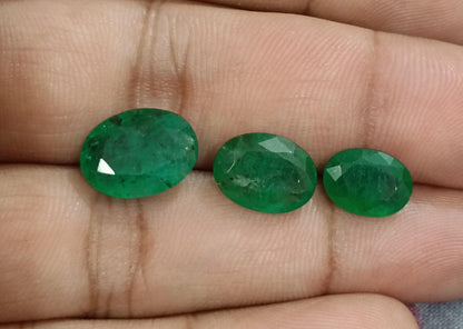 10.09ct  Vivid Green Emerald Parcel, 100% Natural Gems