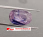 6.54ct  Certified Purple Blue Ceylon Sapphire, 100% Natural Earth Mined untreated Gemstone