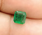 1.24ct Intense Deep Green Zambian Emerald , 100% Natural Earth Mined Gem.