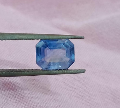 1,02 ct blauer Ceylon-Saphir, 100 % natürlicher unbehandelter Edelstein