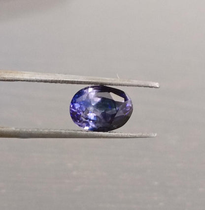 GSI Certified 1.58ct Deep Blue Ceylon Sapphire, 100% Natural Untreated Gemstone