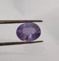 GSI Certified 1.48ct Purple Blue Ceylon Sapphire, 100% Natural untreated Gemstone