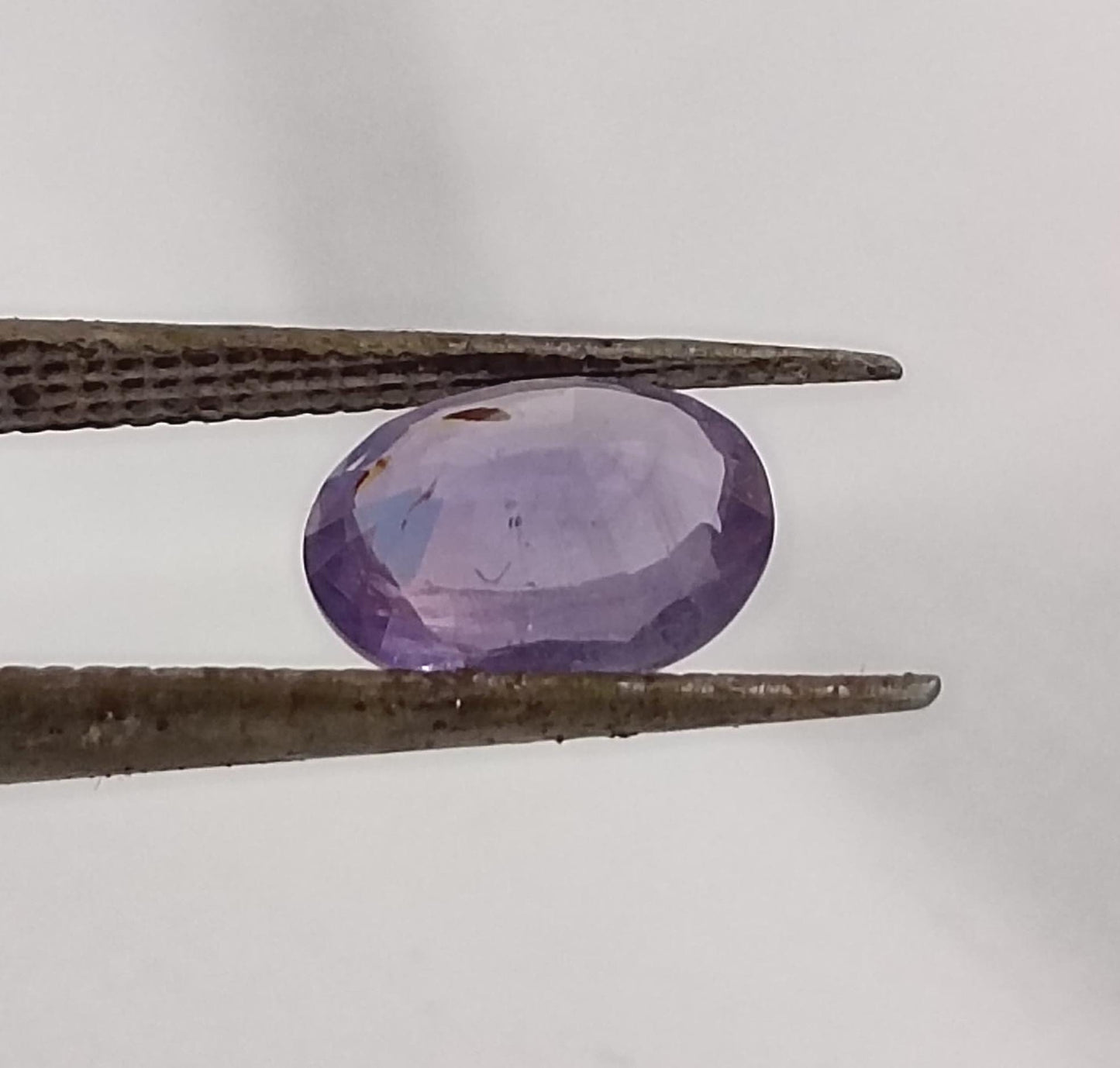 GSI Certified 1.48ct Purple Blue Ceylon Sapphire, 100% Natural untreated Gemstone