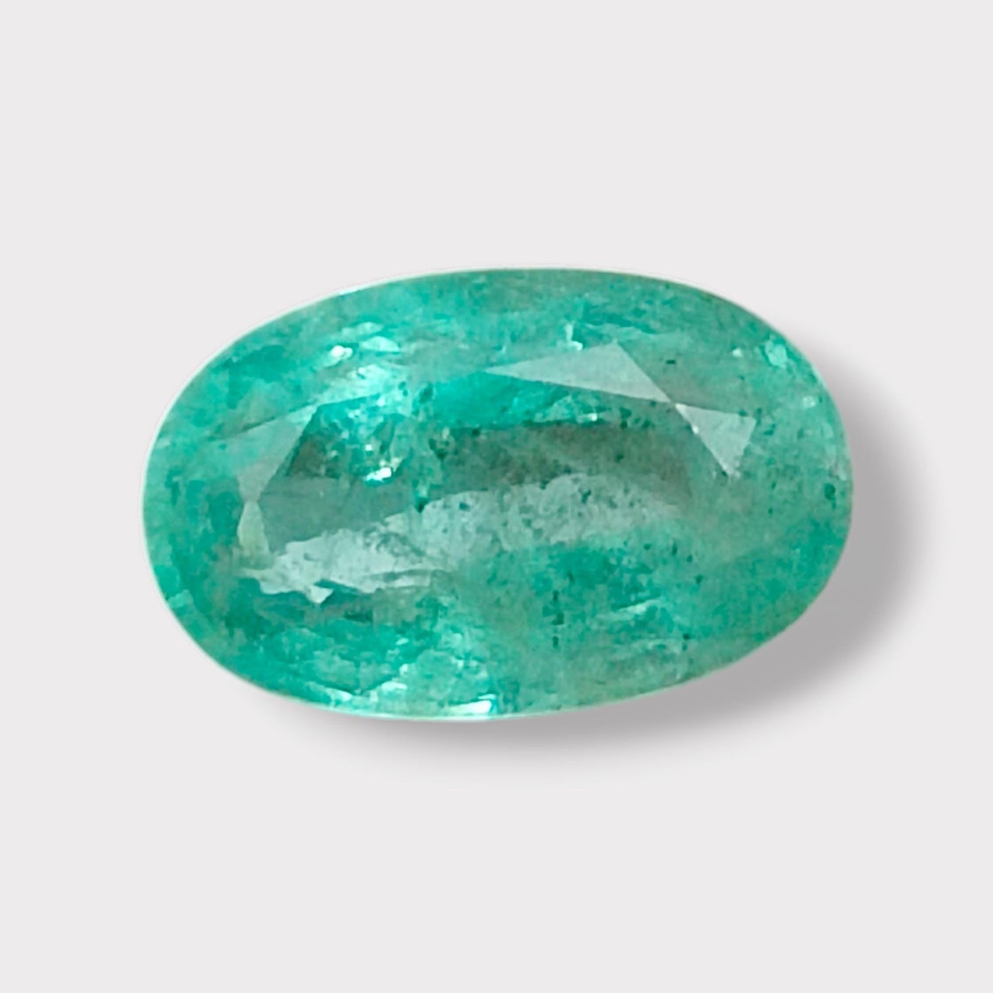 3.12ct Pastel Green Emerald, 100% Natural Gemstone