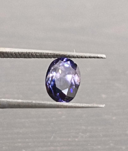 GSI Certified 1.58ct Deep Blue Ceylon Sapphire, 100% Natural Untreated Gemstone