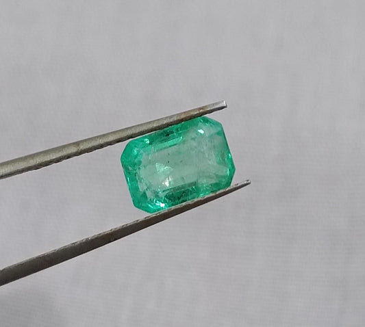 1.38ct Panjshir Emerald , 100% Natural Earth Mined Gem.