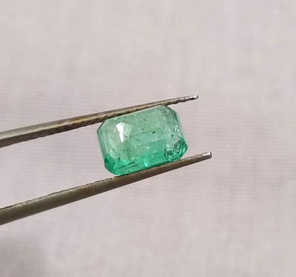 1.38ct Panjshir Emerald , 100% Natural Earth Mined Gem.