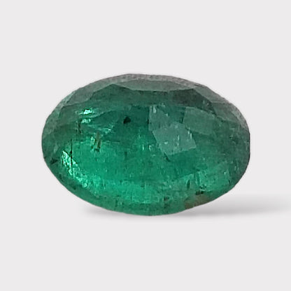 2.88ct Oval Cut Zambian Emerald ,100% Natural Earth Mined Gemstone