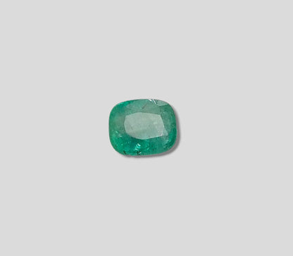 2.95ct Cushion cut Zambian Emerald, 100% Natural Gemstone