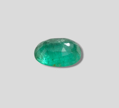 3.39ct Velvet Green Zambian Emerald , 100% Natural Earth Mined Gemstone.