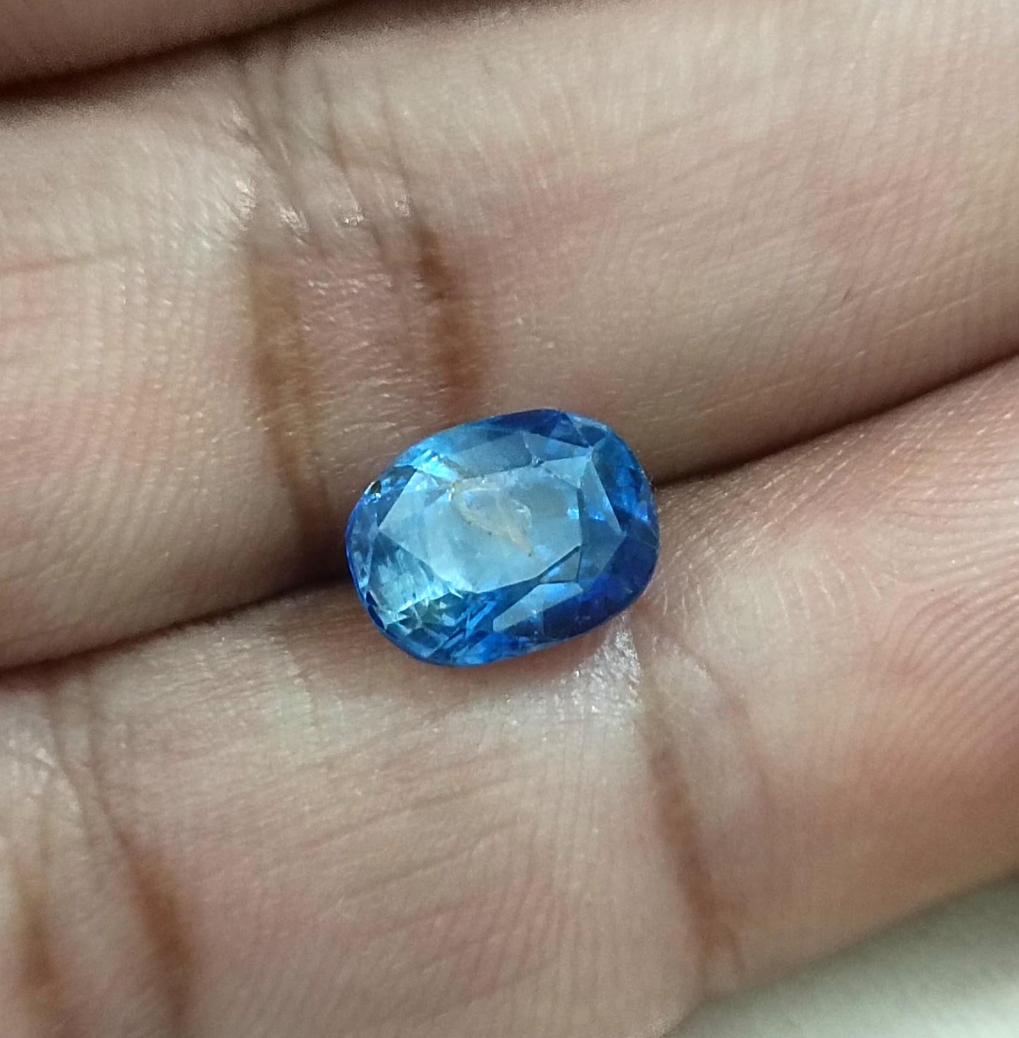 3.37ct IGI Certified Blue Ceylon Sapphire, 100% Natural untreated Gem