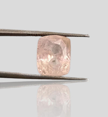 Rare Big Size! 7.08ct IGI Certified Padparadscha Cushion Cut Ceylon Sapphire, 100% Natural Earth Mined untreated Gemstone