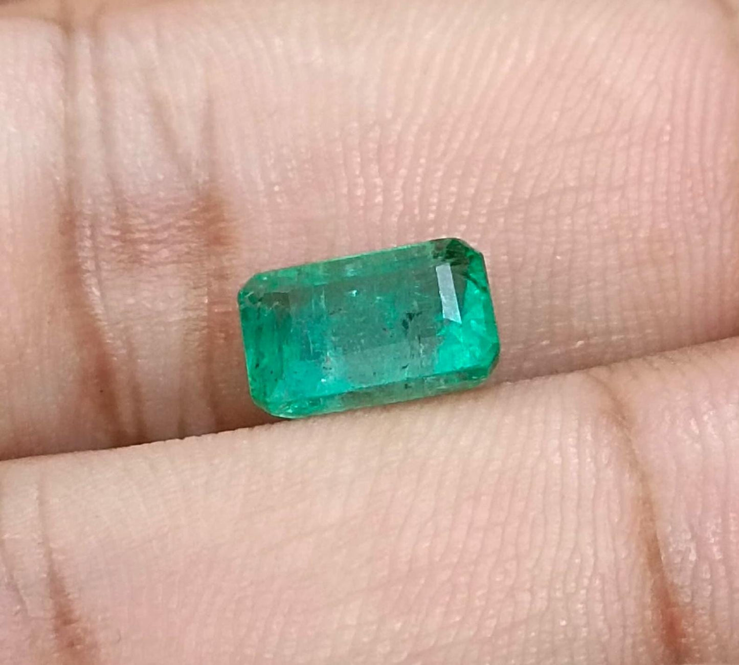 2.71ct Velvet Green Zambian Emerald , 100% Natural Earth Mined Gemstone