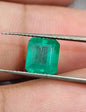 2.82ct Velvet Green Zambian Emerald , 100% Natural Earth Mined Gemstone