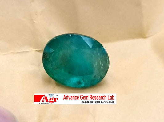 Big Size Certified 14.75ct  Zambian Kagem Mine Oval Cut Emerald, 100% Natural Earth Mined Gemstone.