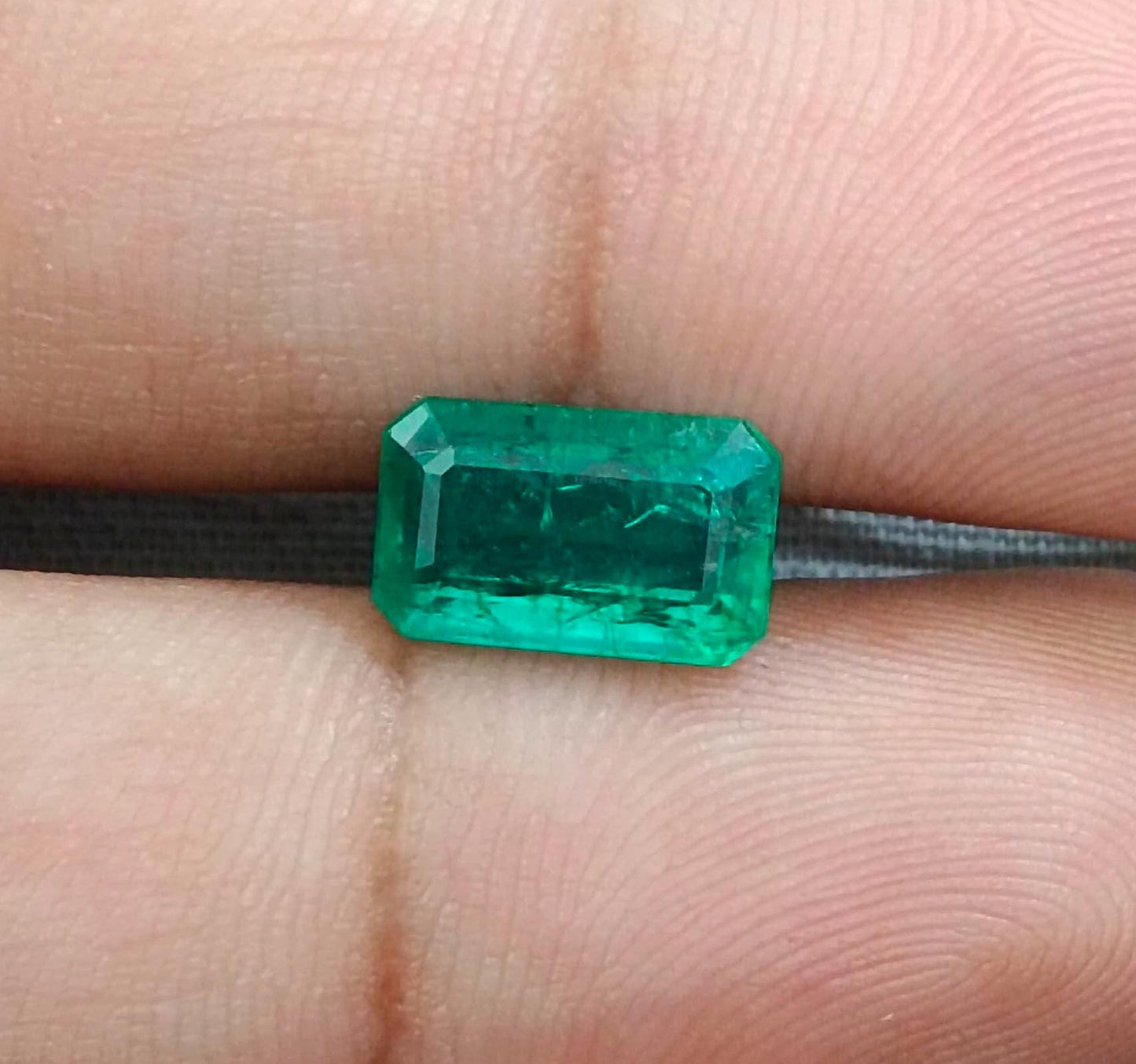 2.42ct Medium Deep Green Swat Emerald , 100% Natural Earth Mined Gem.