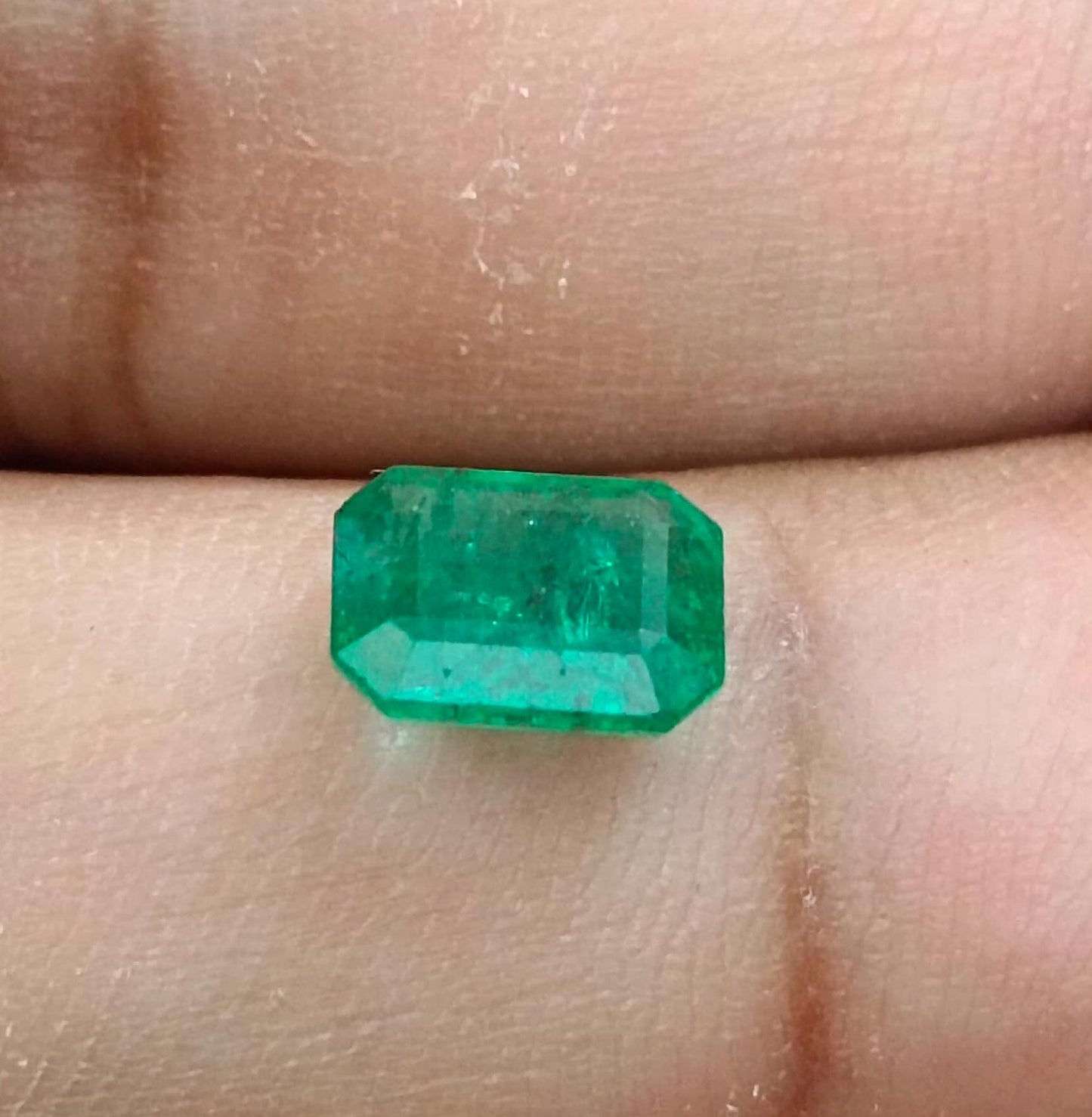 1.42ct Deep Green Swat Emerald, 100% Natural Earth Mined Gemstone