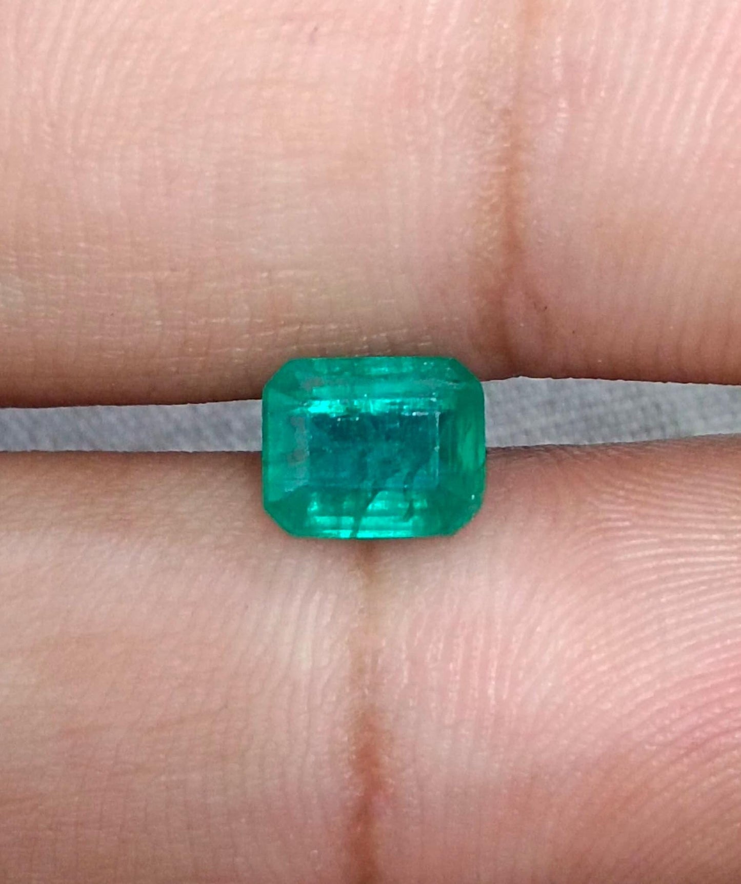 1.57ct Zambian Emerald , 100% Natural Earth Mined Gemstone