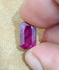 GSI Certified 4.04ct Maroon Red Ruby, 100% Natural Gemstone