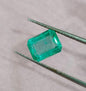 GSI Certified 1.54ct Pastel Green Emerald , 100% Natural Earth Mined Gem.