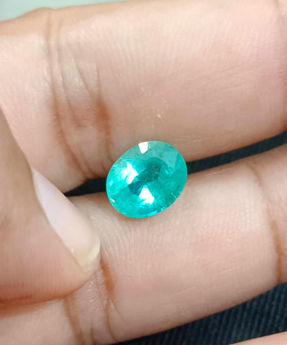 3.00ct Pastel Green Russian Emerald , 100% Natural Earth Mined Gem.